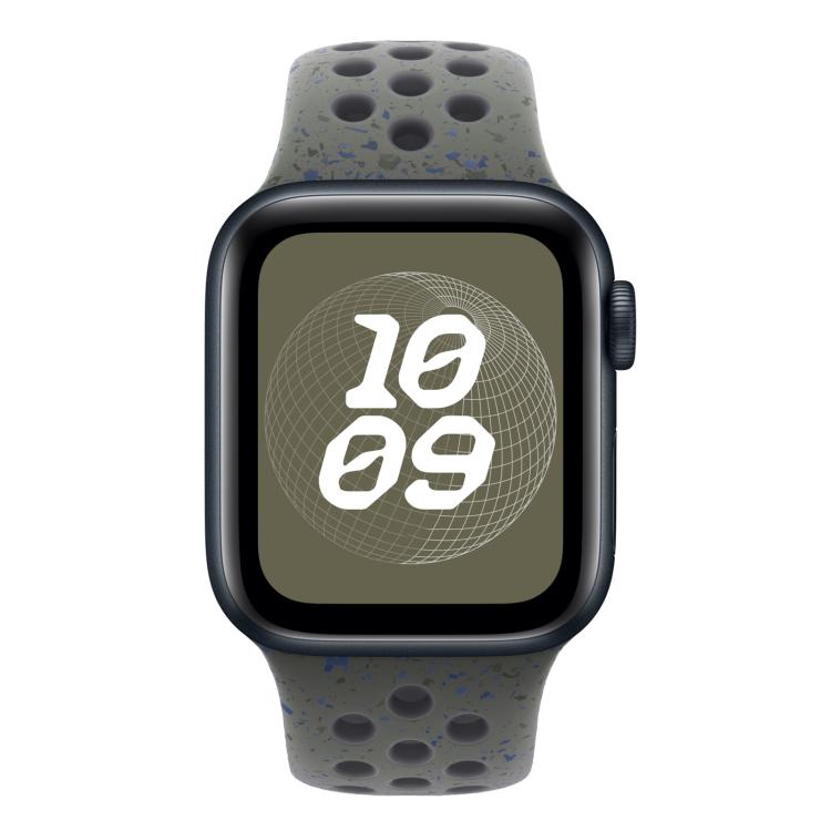 For Apple Watch 46mm / 49mm / 45mm / 44mm Coloful Silicone Watch Band(Midnight Green Black) - free shipping - PMc TechLife - Order now!