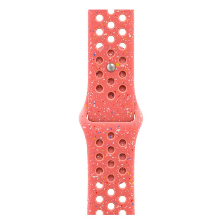 For Apple Watch 46mm / 49mm / 45mm / 44mm Coloful Silicone Watch Band(Orange Pink) - free shipping - PMc TechLife - Order now!