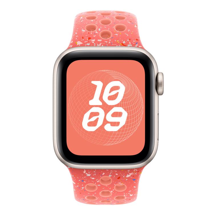 For Apple Watch 46mm / 49mm / 45mm / 44mm Coloful Silicone Watch Band(Orange Pink) - free shipping - PMc TechLife - Order now!