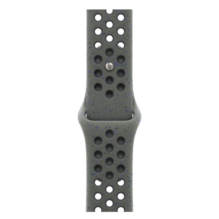 For Apple Watch 42mm / 41mm / 40mm / 38mm Coloful Silicone Watch Band(Midnight Green Black) - free shipping - PMc TechLife - Order now!
