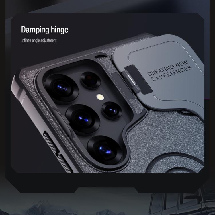 For Samsung Galaxy S25 Ultra 5G NILLKIN Black Rhino Prop MagSafe Magnetic PC Phone Case(Black) - free shipping - PMc TechLife - Order now!