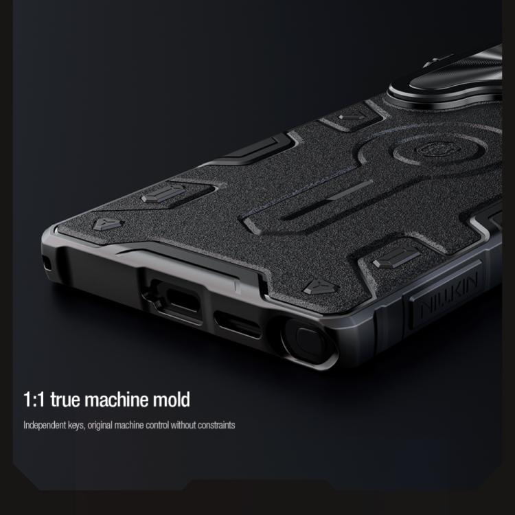 For Samsung Galaxy S25 Ultra 5G NILLKIN Black Rhino Prop MagSafe Magnetic PC Phone Case(Blue) - free shipping - PMc TechLife - Order now!