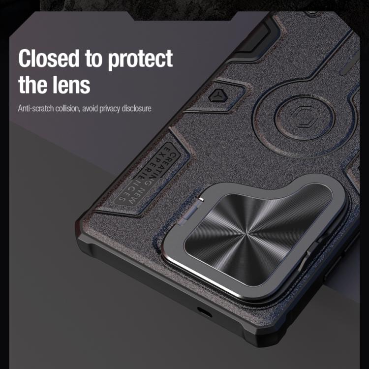 For Samsung Galaxy S25 Ultra 5G NILLKIN Black Rhino Prop PC Phone Case(Black) - free shipping - PMc TechLife - Order now!