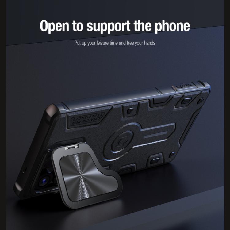 For Samsung Galaxy S25 Ultra 5G NILLKIN Black Rhino Prop PC Phone Case(Black) - free shipping - PMc TechLife - Order now!