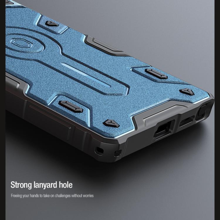 For Samsung Galaxy S25 Ultra 5G NILLKIN Black Rhino Prop PC Phone Case(Blue) - free shipping - PMc TechLife - Order now!