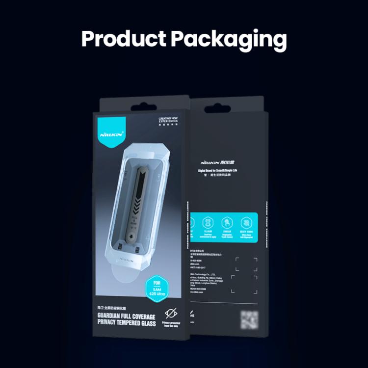 For Samsung Galaxy S25 Ultra 5G NILLKIN Guardian Full Coverage Privacy Tempered Glass Film - free shipping - PMc TechLife - Order now!