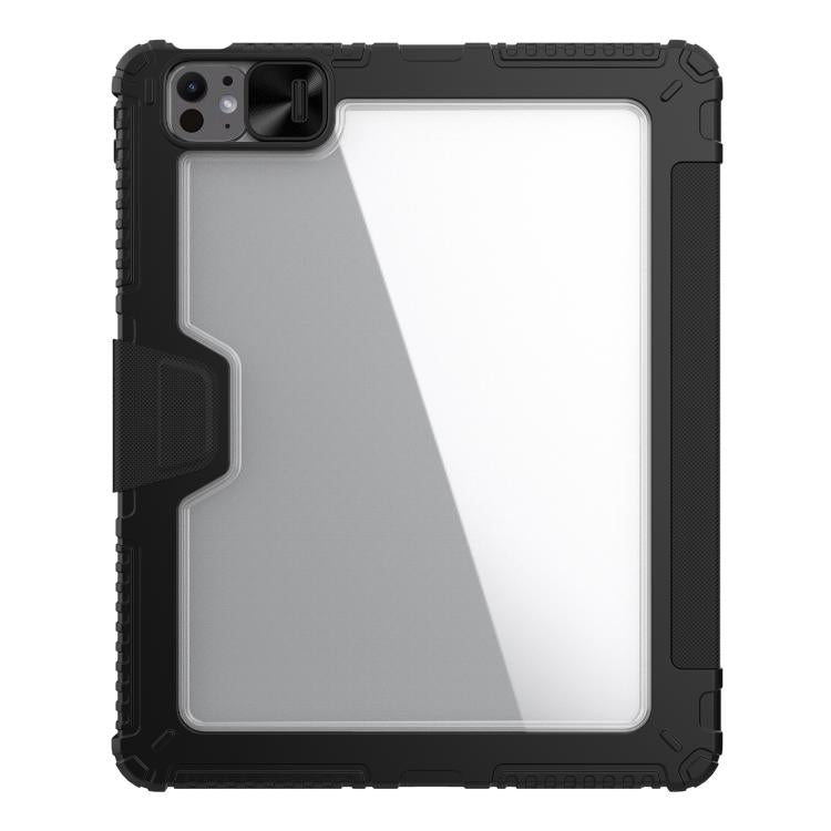 For iPad Air 13 2024 / 2025 NILLKIN Bumper Pro Folding Style Tablet Leather Case(Black) - free shipping - PMc TechLife - Order now!