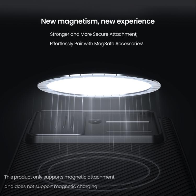 For Redmi Turbo 4 NILLKIN CamShield Pro Magnetic PC Phone Case(Black) - Xiaomi Cases by NILLKIN | Online Shopping South Africa | PMc TechLife | Buy Now Pay Later Mobicred