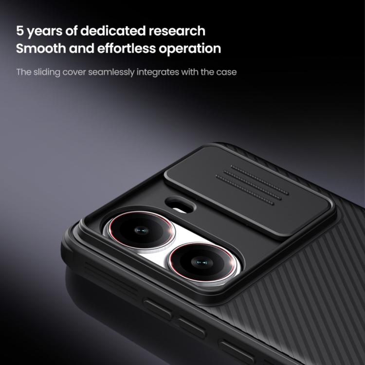 For Redmi Turbo 4 NILLKIN CamShield Pro Magnetic PC Phone Case(Black) - Xiaomi Cases by NILLKIN | Online Shopping South Africa | PMc TechLife | Buy Now Pay Later Mobicred
