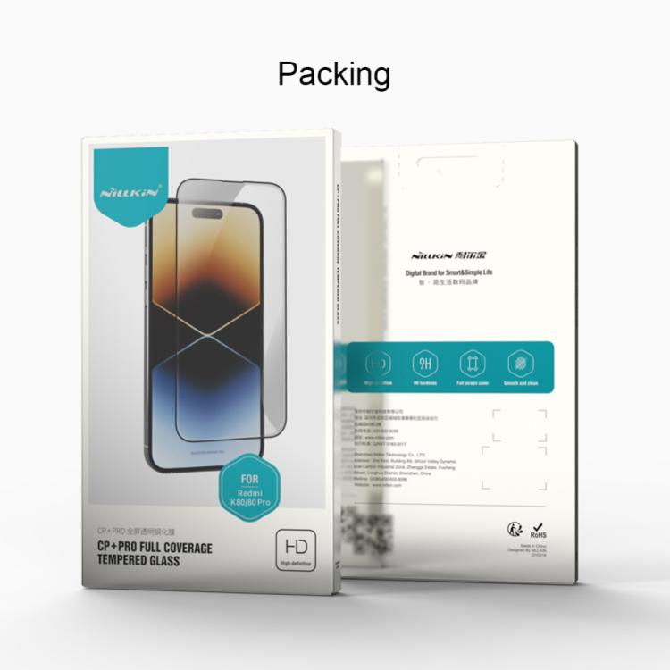 For Redmi K80 / K80 Pro NILLKIN CP+Pro 9H Explosion-proof Tempered Glass Film - free shipping - PMc TechLife - Order now!