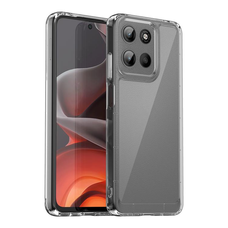 For Motorola Moto G15 Colorful Series Acrylic Hybrid TPU Phone Case(Transparent) - free shipping - PMC TechLife - Order now!