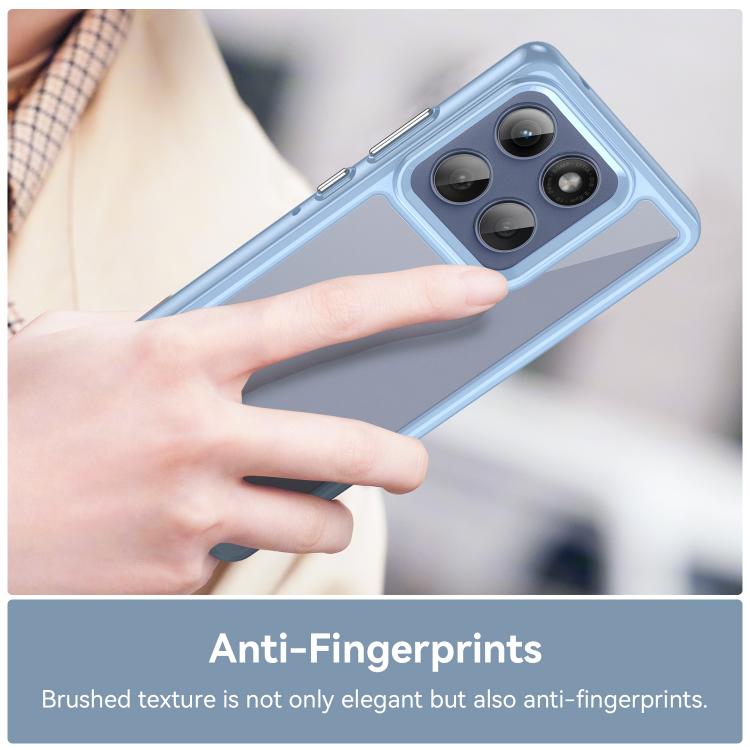 For Motorola Edge 60 Pro Colorful Series Acrylic Hybrid TPU Phone Case(Blue) - free shipping - PMC TechLife - Order now!