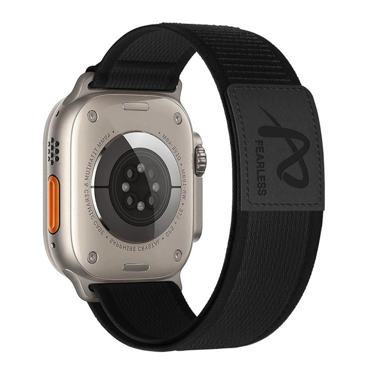 For Apple Watch 46mm / 49mm / 45mm / 44mm Fearless Trail Loop Nylon Band(Black) - free shipping - PMc TechLife - Order now!