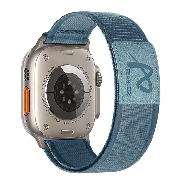 For Apple Watch 46mm / 49mm / 45mm / 44mm Fearless Trail Loop Nylon Band(Blue) - free shipping - PMc TechLife - Order now!