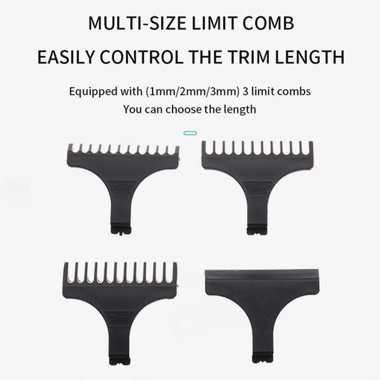 VGR V-071 5W Carbon Steel Blade USB Electric Hair Clipper(Silver) - free shipping - PMC TechLife - Order now!