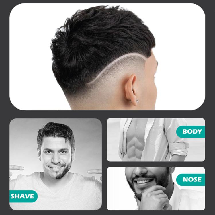 VGR V-106 6-in-1 Digital Display Electric Hair Clipper Kit(Gold) - Hair Trimmer by VGR | Online Shopping South Africa | PMc TechLife | Buy Now Pay Later Mobicred