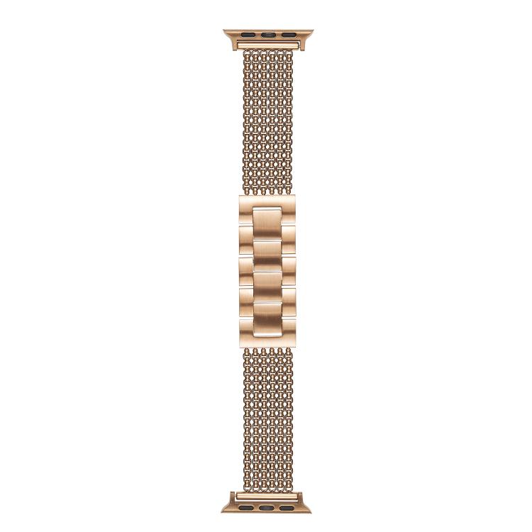 For Apple Watch 42mm / 41mm / 40mm / 38mm 6-Chain Stainless Steel Watch Band(Rose Gold) - free shipping - PMc TechLife - Order now!