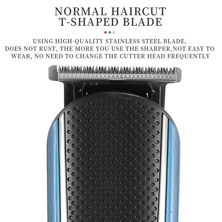 VGR V-172 10W Multifunctional USB Electric Hair Clipper(Blue) - Hair Trimmer by VGR | Online Shopping South Africa | PMc TechLife | Buy Now Pay Later Mobicred
