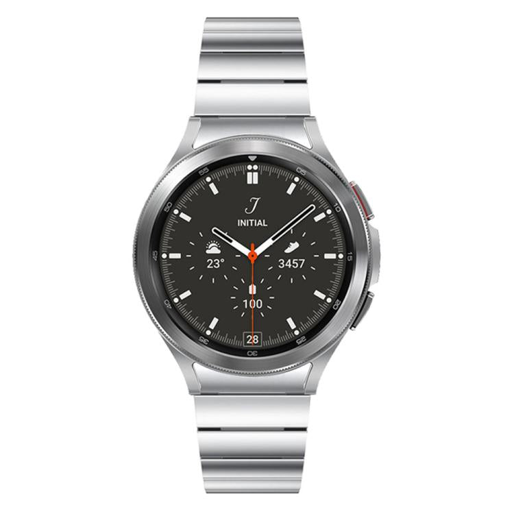 For Samsung Galaxy Watch 4 / 5 / 6 / 7 One Bead Magnetic Buckle Stainless Steel Watch Band(Silver) - free shipping - PMC TechLife - Order now!