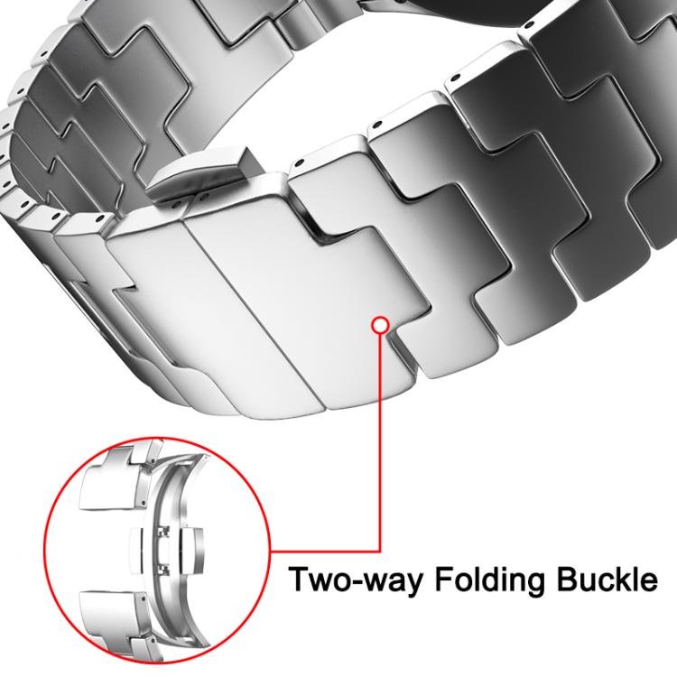 For Samsung Galaxy Watch  7 / 6 / 5 / 4 Quick Release Button H Shaped Stainless Steel Watch Band(Rose Gold) - free shipping - PMC TechLife - Order now!