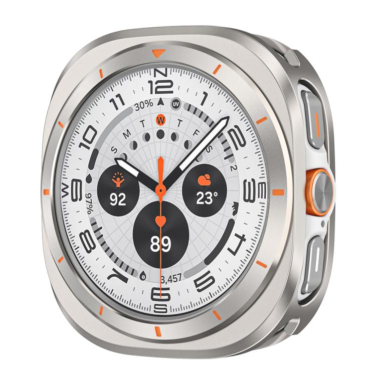 For Samsung Galaxy Watch Ultra 47mm / Ultra 2025 Aluminum Alloy Metal PC Watch Protective Cover(Titanium Orange) - free shipping - PMC TechLife - Order now!