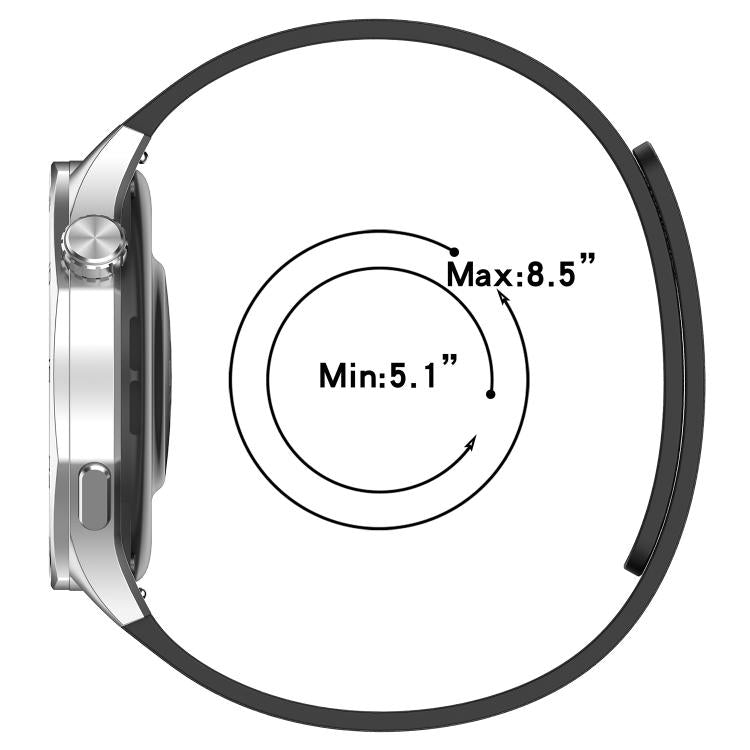 22mm Cloud Wood Grain Silicone Magnetic Watch Band(Pink Starlight) - free shipping - PMc TechLife - Order now!