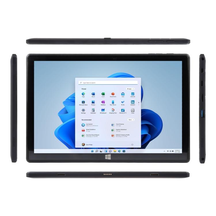 HONGSAMDE 10.1 inch 2 in 1 Tablet PC, 12GB+128GB, Windows 11, Intel Celeron J4105 Quad Core No Keyboard(US Plug) - free shipping - PMc TechLife - Order now!