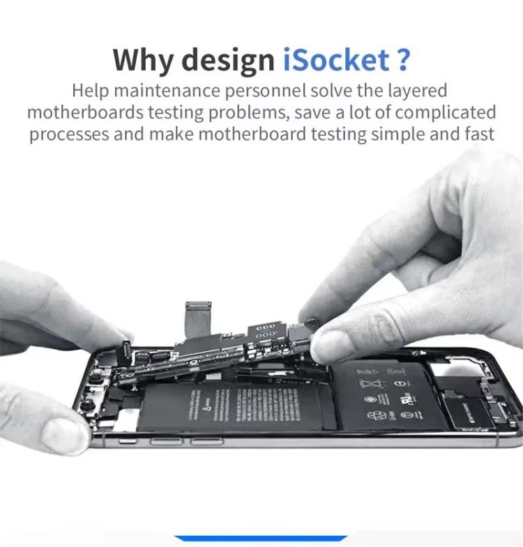 Qianli iSocket 16 Series 4 in 1 Motherboard Layered Test Fixture for iPhone 16 Series - free shipping - PMc TechLife - Order now!