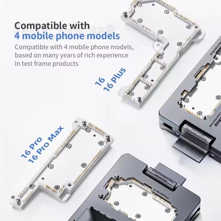 Qianli iSocket 16 Series 4 in 1 Motherboard Layered Test Fixture for iPhone 16 Series - free shipping - PMc TechLife - Order now!