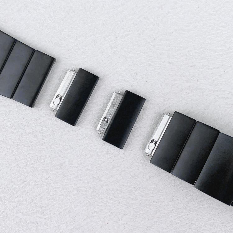 For Apple Watch 46mm / 49mm / 45mm / 44mm Single Bead Side-removable Stainless Steel Watch Band(Silver) - free shipping - PMc TechLife - Order now!