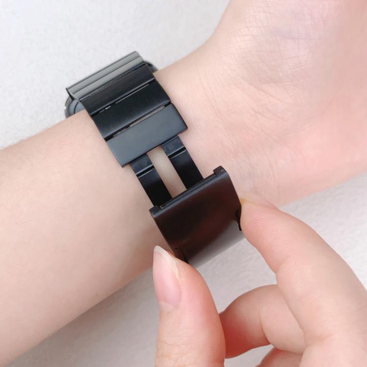 For Apple Watch 46mm / 49mm / 45mm / 44mm Single Bead Side-removable Stainless Steel Watch Band(Silver) - free shipping - PMc TechLife - Order now!