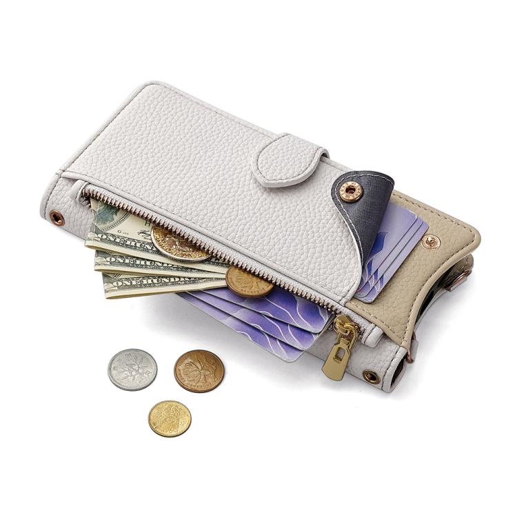 For Honor 200 Crossbody Chain Fishtail Litchi Leather Phone Case(White) - free shipping - PMC TechLife - Order now!