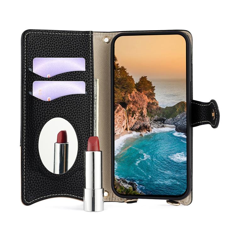 For Motorola Moto G Stylus 5G 2023 Crossbody Chain Fishtail Litchi Leather Phone Case(Black) - Motorola Cases by PMC TechLife | Online Shopping South Africa | PMC TechLife | Buy Now Pay Later Mobicred