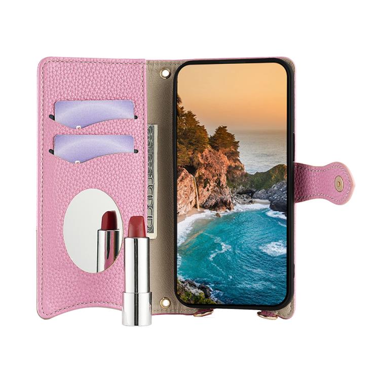 For Motorola Moto G Stylus 5G 2024 Crossbody Chain Fishtail Litchi Leather Phone Case(Pink) - Motorola Cases by PMC TechLife | Online Shopping South Africa | PMC TechLife | Buy Now Pay Later Mobicred