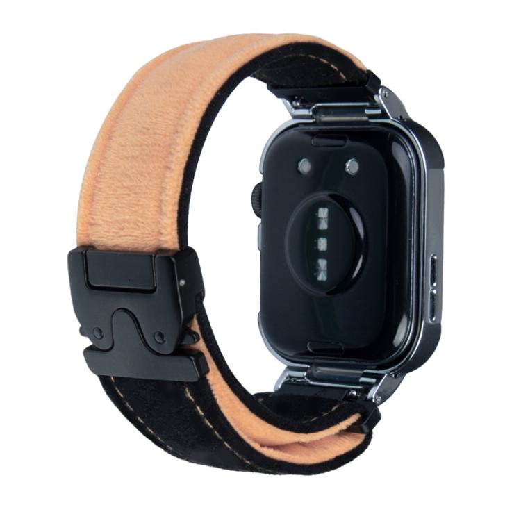For Huawei Watch Fit3 Brushed Metal Silver Frame Watch Band(Black Orange Yellow) - free shipping - PMC TechLife - Order now!
