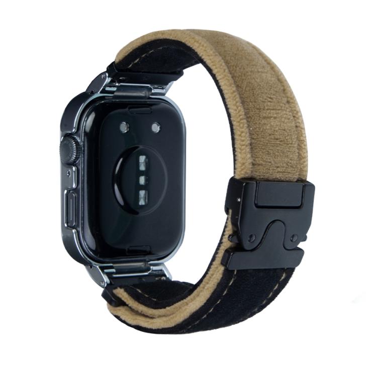 For Huawei Watch Fit3 Brushed Metal Silver Frame Watch Band(Black Dark Brown) - free shipping - PMC TechLife - Order now!
