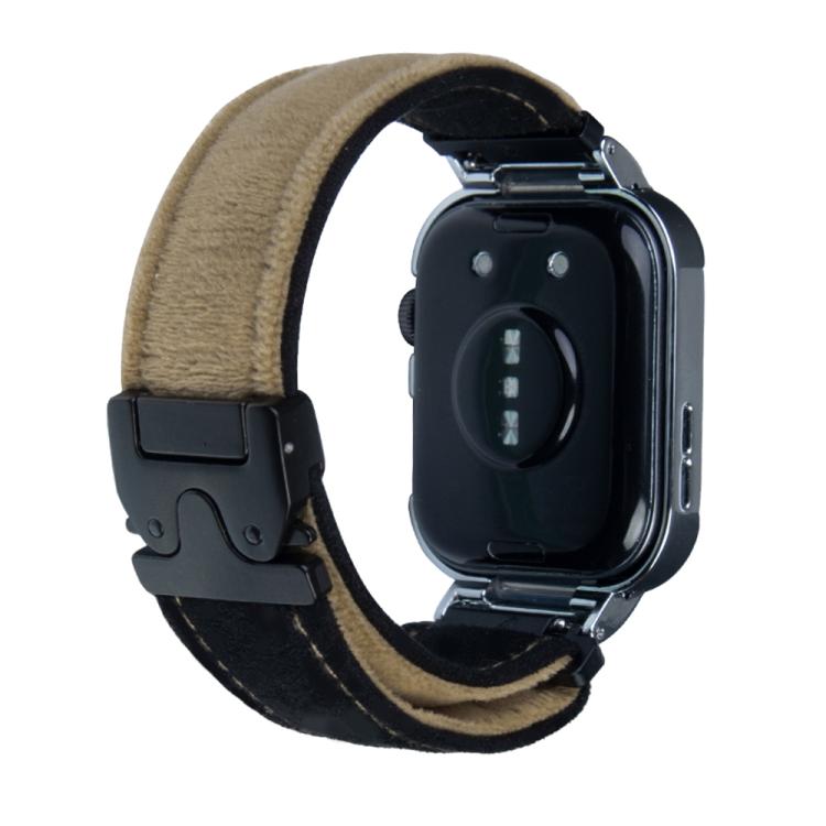 For Huawei Watch Fit3 Brushed Metal Silver Frame Watch Band(Black Dark Brown) - free shipping - PMC TechLife - Order now!