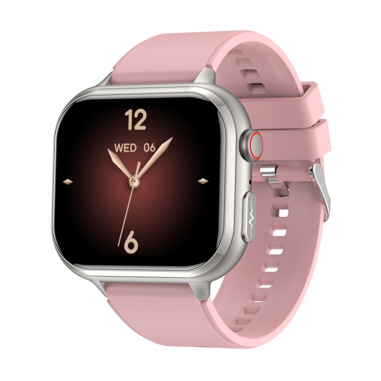 TK17 1.91 inch Horizontal Screen Silicone Strap Smart Watch Supports ECG Electrocardiogram(Pink) - free shipping - PMC TechLife - Order now!