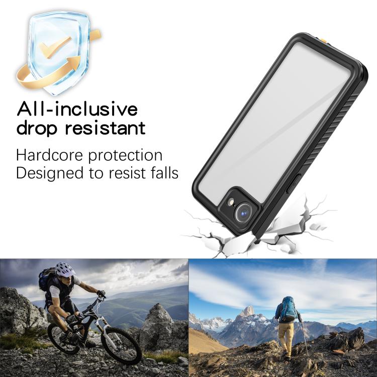 For iPhone 16e RedPepper Waterproof Phone Case(Black) - iPhone 16e Cases by RedPepper | Online Shopping South Africa | PMc TechLife | Buy Now Pay Later Mobicred