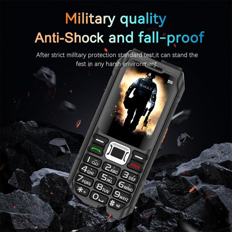 UNIWA M6000 Big Speaker Keypad Phone, 2.4 inch, Dual Flashlights, 21 Keys, SOS, FM, 4 SIM, GSM, Plug:US Plug(Green) - free shipping - PMc TechLife - Order now!