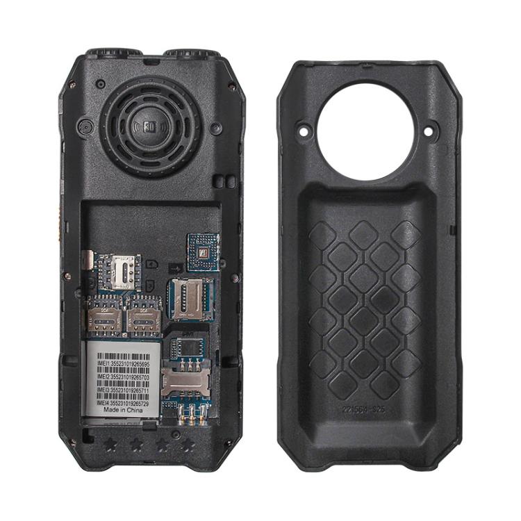 UNIWA M6000 Big Speaker Keypad Phone, 2.4 inch, Dual Flashlights, 21 Keys, SOS, FM, 4 SIM, GSM, Plug:US Plug(Black) - free shipping - PMc TechLife - Order now!