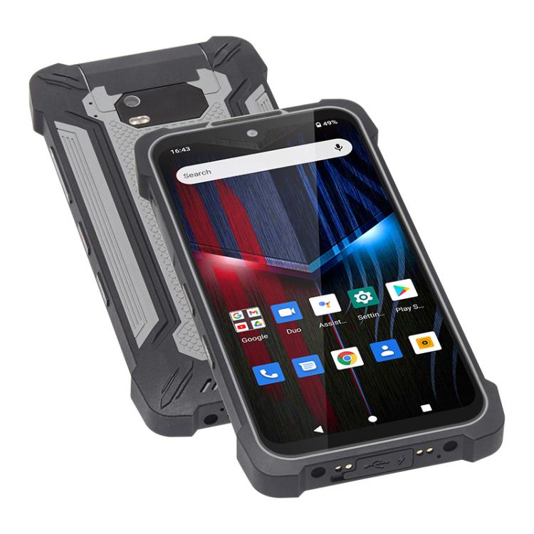 UNIWA P551 Handheld PDA Rugged Phone, 4GB+64GB, 5.5 inch Android 11 Mediatek MT6765 Helio P35 Octa Core, Network: 4G, Plug:UK Plug(Grey) - free shipping - PMc TechLife - Order now!