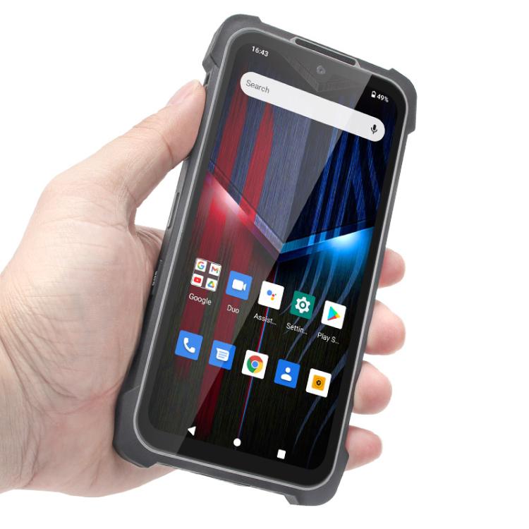 UNIWA P551 Handheld PDA Rugged Phone, 4GB+64GB, 5.5 inch Android 11 Mediatek MT6765 Helio P35 Octa Core, Network: 4G, Plug:EU Plug(Grey) - free shipping - PMc TechLife - Order now!