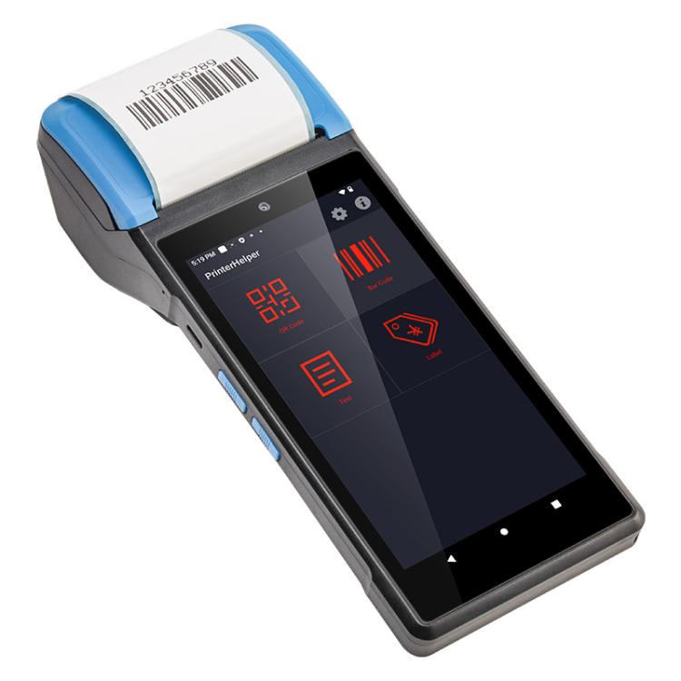 UNIWA V6P Thermal Label Printer Handheld PDA, 2GB+16GB, 5.45 inch Android 12 Mediatek MT6761 Quad Core, NFC, Network: 4G, Plug:UK Plug(Black Blue) - free shipping - PMc TechLife - Order now!