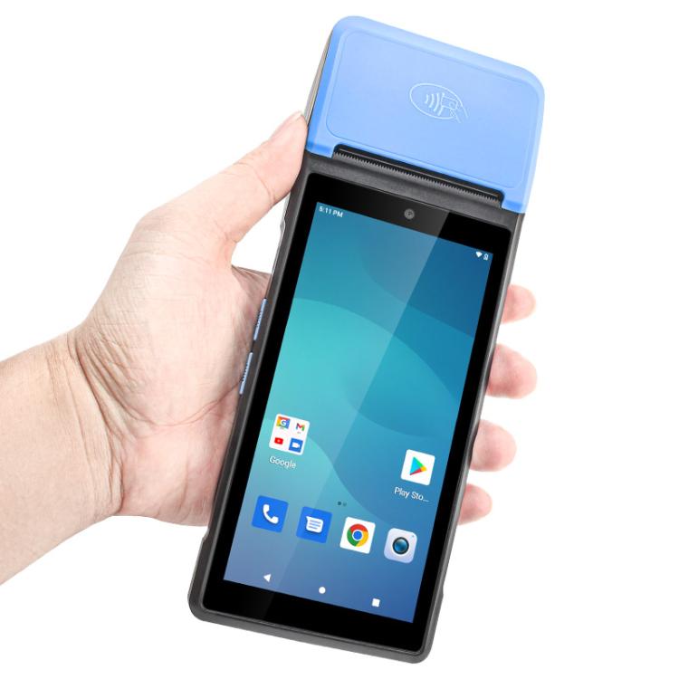 UNIWA V6P Thermal Label Printer Handheld PDA, 2GB+16GB, 5.45 inch Android 12 Mediatek MT6761 Quad Core, NFC, Network: 4G, Plug:AU Plug(Black Blue) - free shipping - PMc TechLife - Order now!