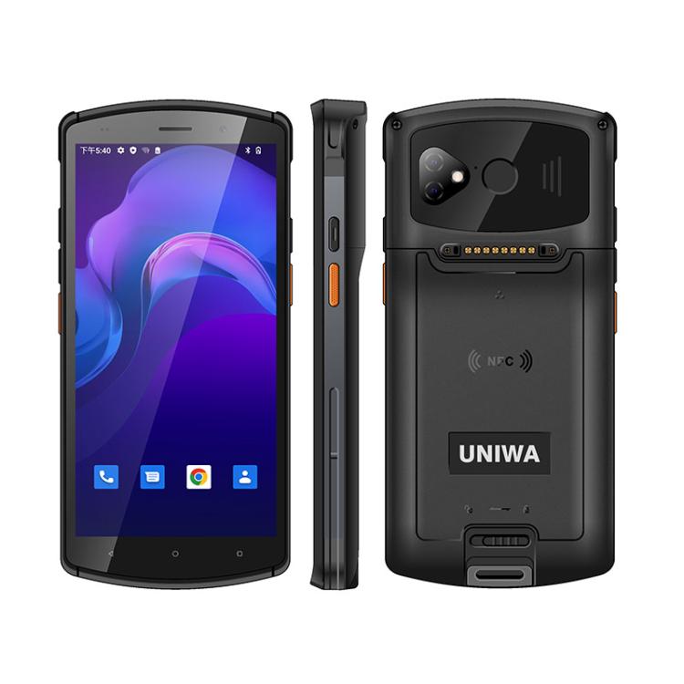UNIWA V7S PDA Barcode Scanner Rugged Phone, 4GB+64GB, 5.7 inch Android 12 Mediatek MT6762 Octa Core, NFC, Network: 4G, Plug:AU Plug(Black) - free shipping - PMc TechLife - Order now!