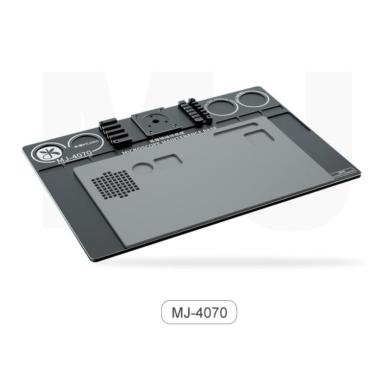 Mijing Fixed Rod Diameter 32mm Universal Microscope Aluminum Alloy Big Base, Mold:MJ-4030 - free shipping - PMC TechLife - Order now!