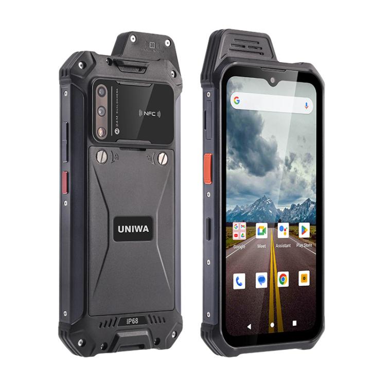 UNIWA W999 Rugged Phone, 8GB+128GB, 6.3 inch Android 13 Mediatek MT6789 Helio G99 Octa Core, NFC, Network: 4G, Plug:EU Plug(Black) - free shipping - PMc TechLife - Order now!