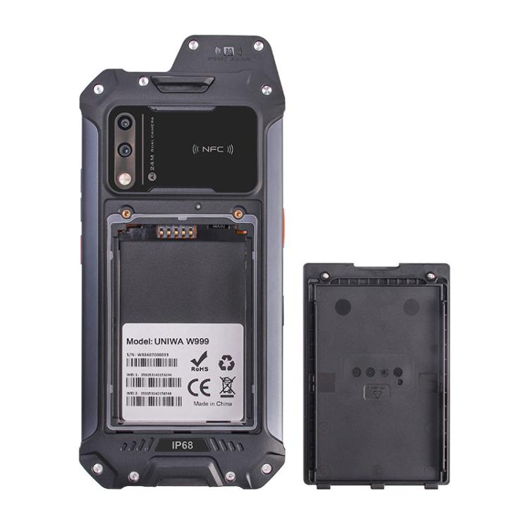 UNIWA W999 Rugged Phone, 8GB+128GB, 6.3 inch Android 13 Mediatek MT6789 Helio G99 Octa Core, NFC, Network: 4G, Plug:AU Plug(Black) - free shipping - PMc TechLife - Order now!