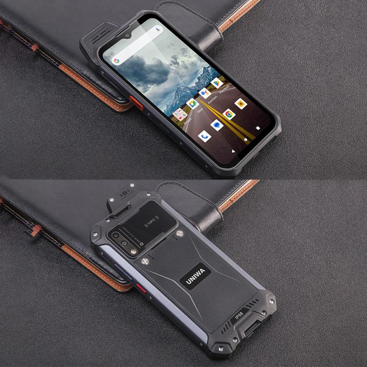 UNIWA W999 Rugged Phone, 8GB+128GB, 6.3 inch Android 13 Mediatek MT6789 Helio G99 Octa Core, NFC, Network: 4G, Plug:AU Plug(Black Orange) - free shipping - PMc TechLife - Order now!